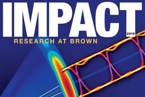 cover of 2019 Impact: Research at Brown magazine