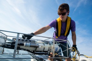 Student research on Narragansett Bay