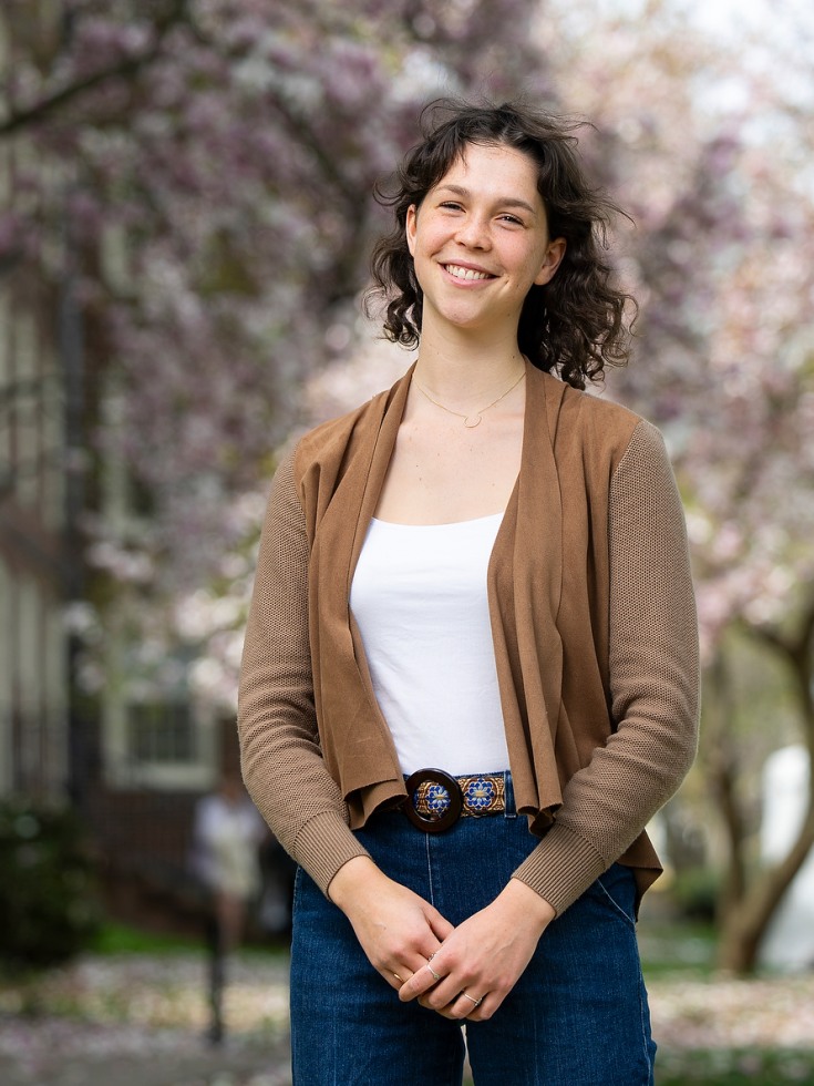 Aliza Kopans smiles at camera