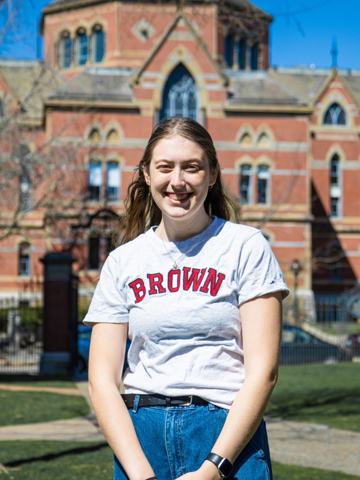 Cameron Goodreau on campus