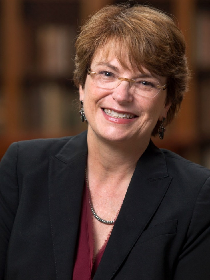 a headshot of Brown President Christina H. Paxson.