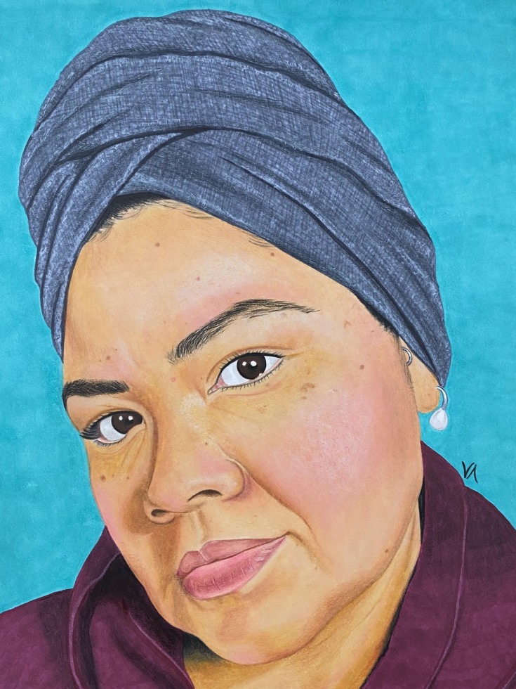 Self portrait of Viveka Ayala-Heredia