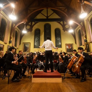 Orchestra performing