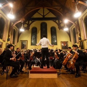 Orchestra performing