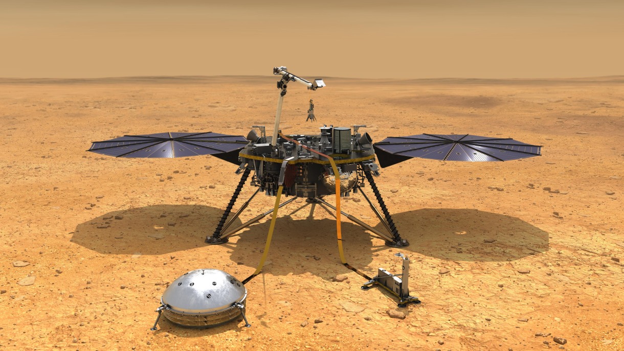 InSight z NASA dowiaduje się o pierwszym uderzeniu meteorytu w Marsa