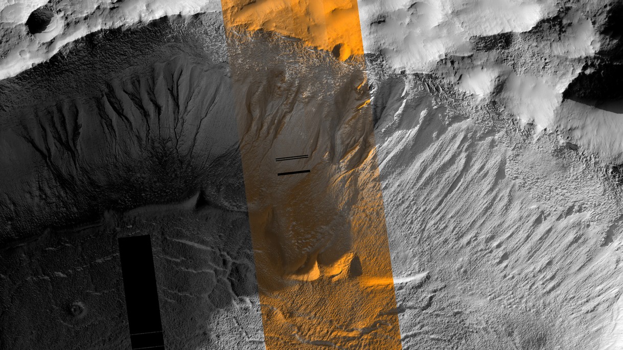 Araştırmalar, Mars’ta sıvı eriyik suda son zamanlarda oluşan oluklar olduğunu gösteriyor