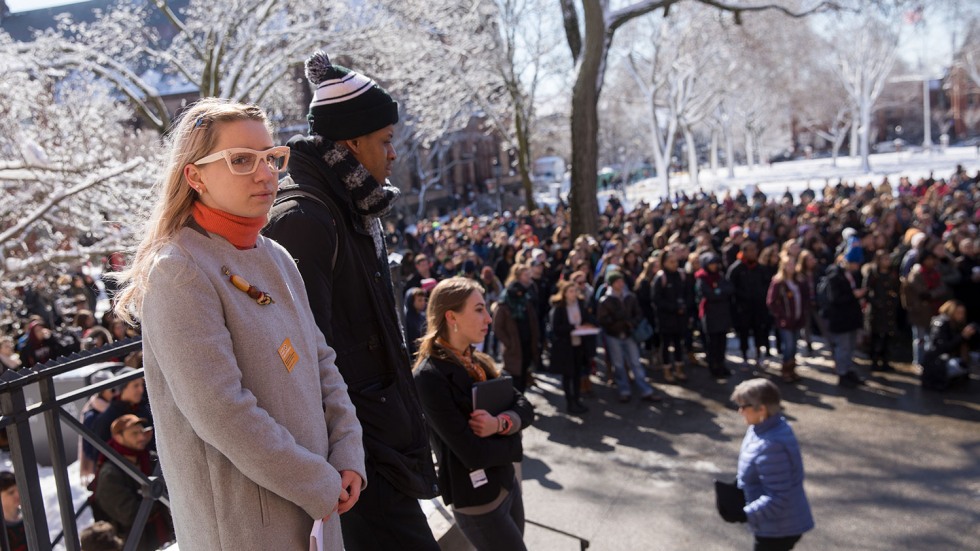 Event organizers and hundreds of Brown students