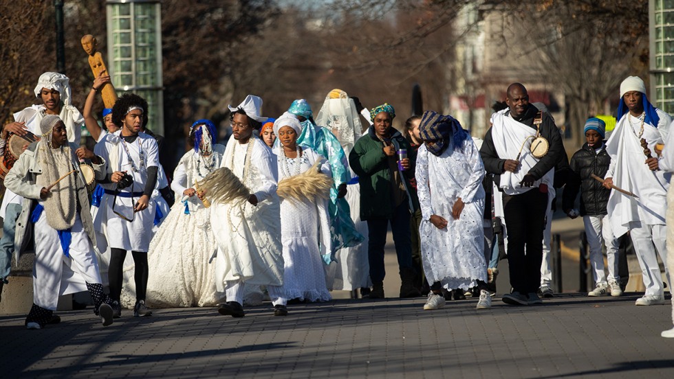 image of procession for video