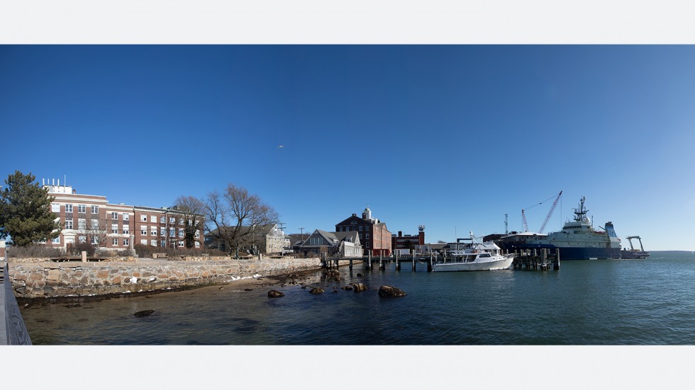 Panoramic shot of Woods Hole