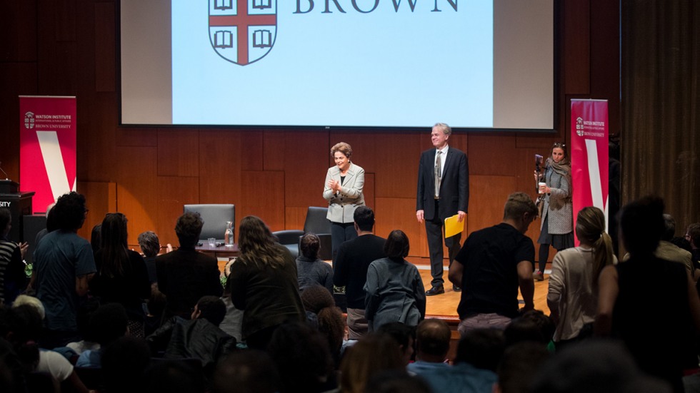 Dilma Rousseff and James Green