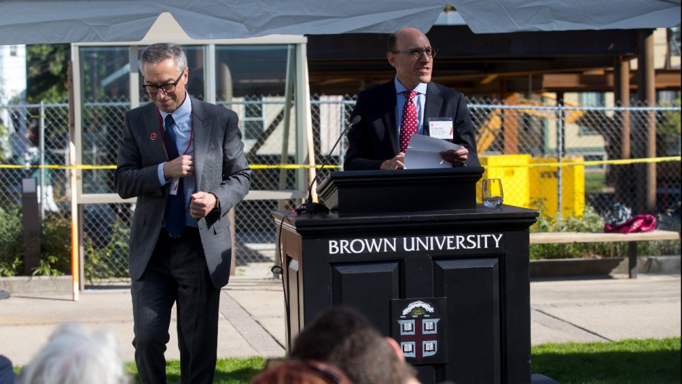 Ed Steinfeld at groundbreaking