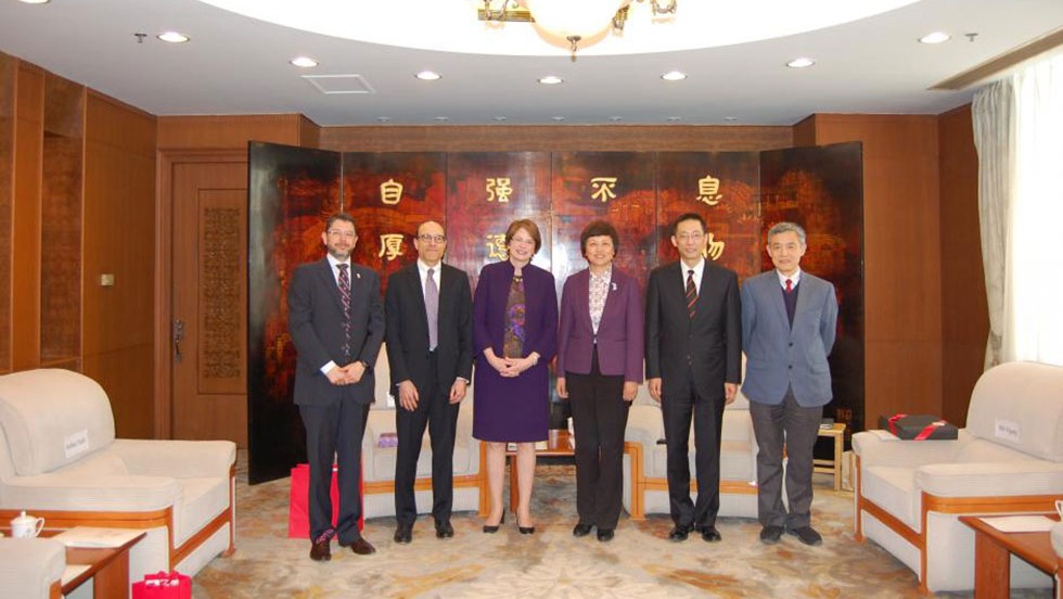 Leaders from Brown and Tsinghua universities