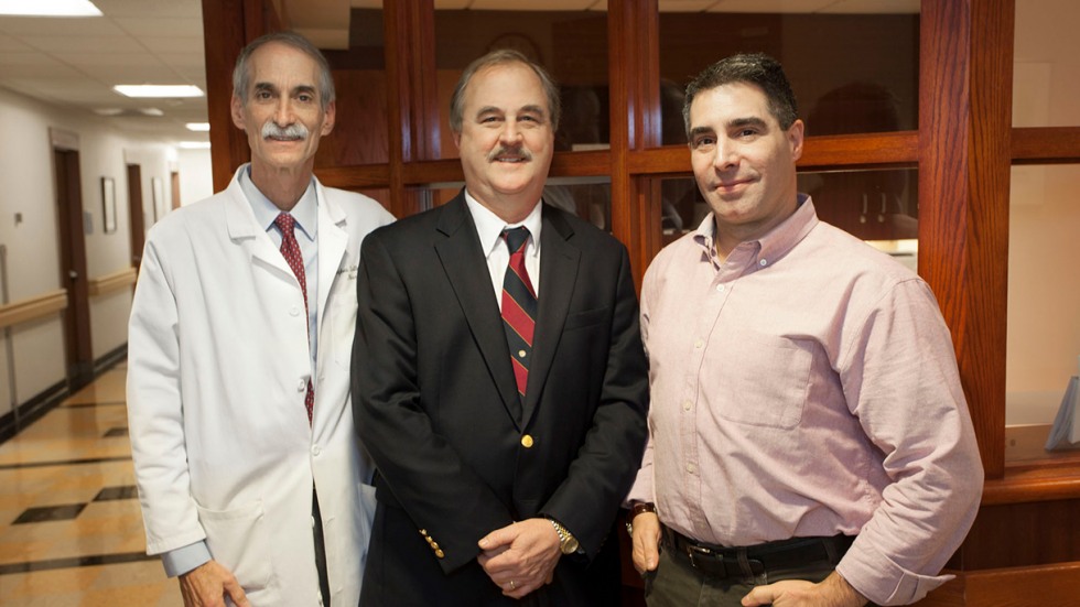 Drs. Stephen Salloway, Brian Ott and Peter Snyder