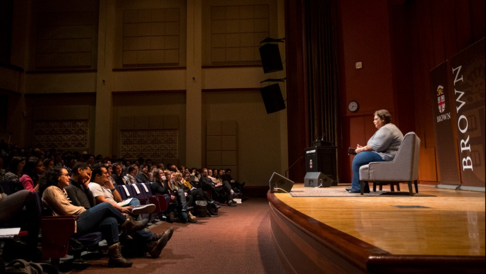 Roxane Gay on stage (another angle)