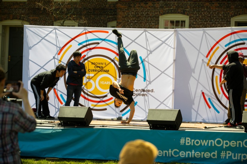 Ground Breakin,' a student club dedicated to hip-hop dance and culture, was one of many student groups that performed during the celebration.