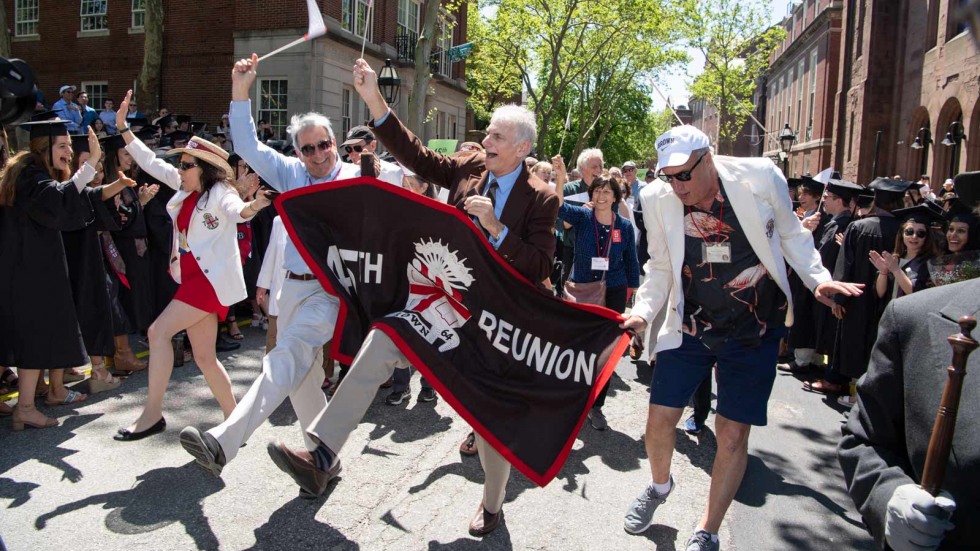 Alumni in procession