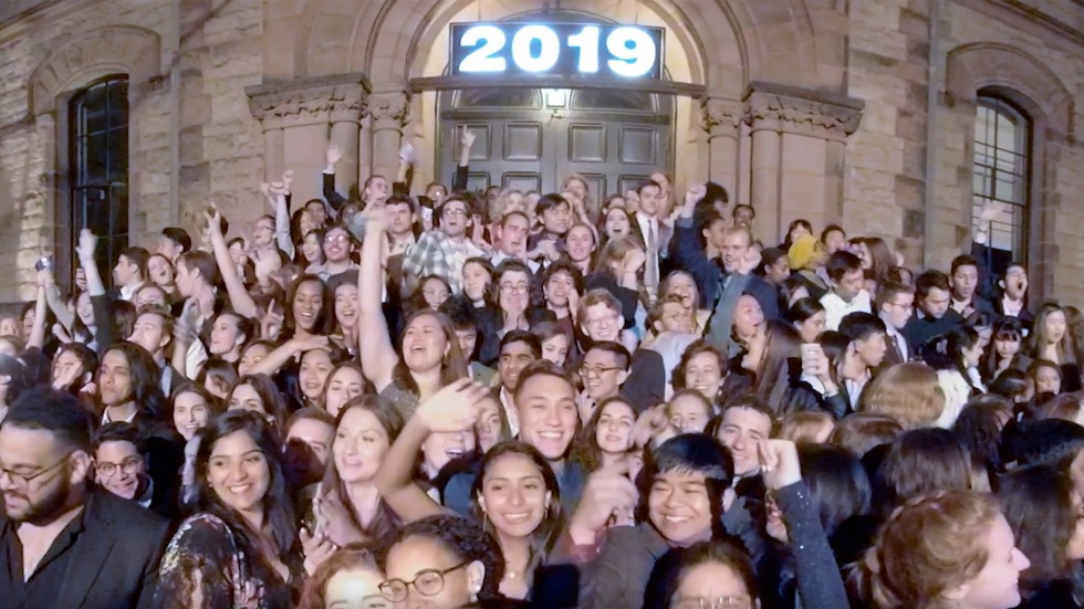 Image of Senior Sing at Campus Dance 2019.