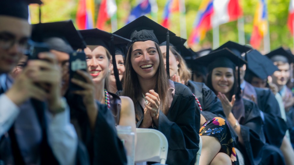 University Ceremony graduates