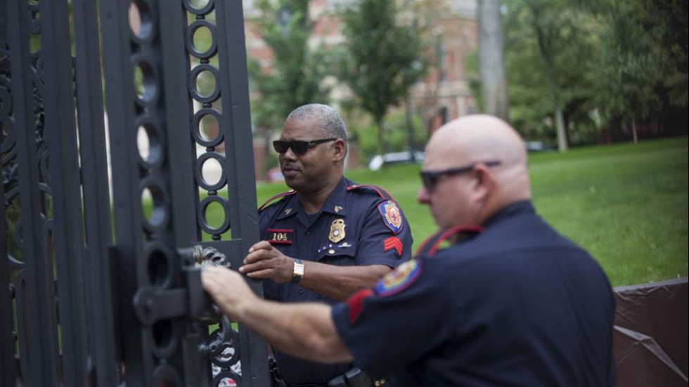 Van Wickle gates being opened 