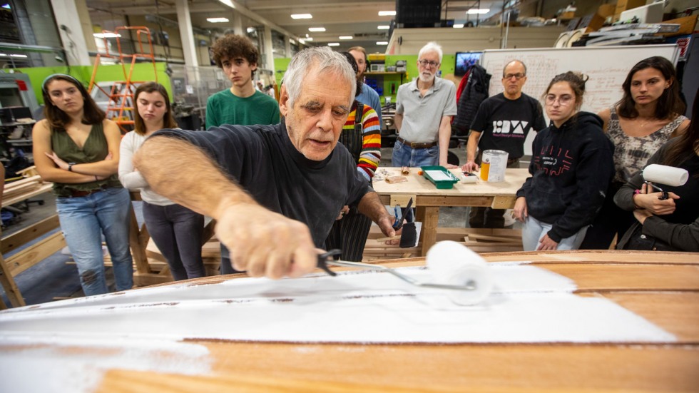 Gerald Shapiro and students