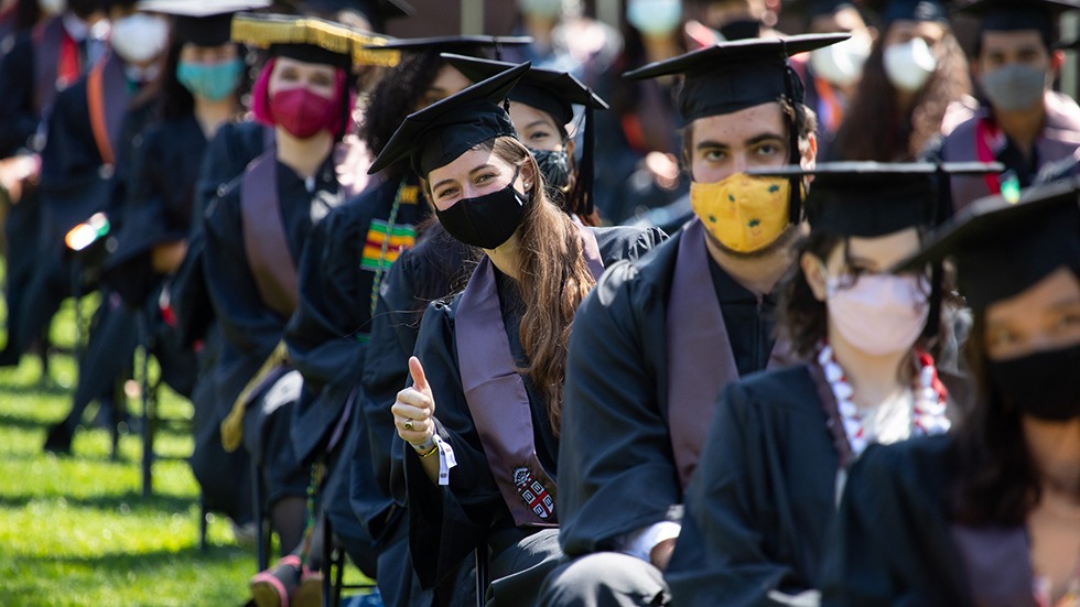 Graduates on the Main Green