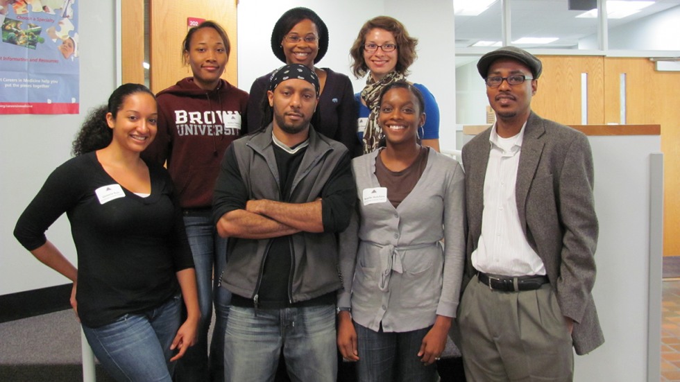 Lunch group with Dr. Avery August