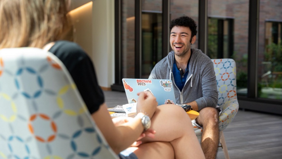 Students in health and wellness center and residence hall