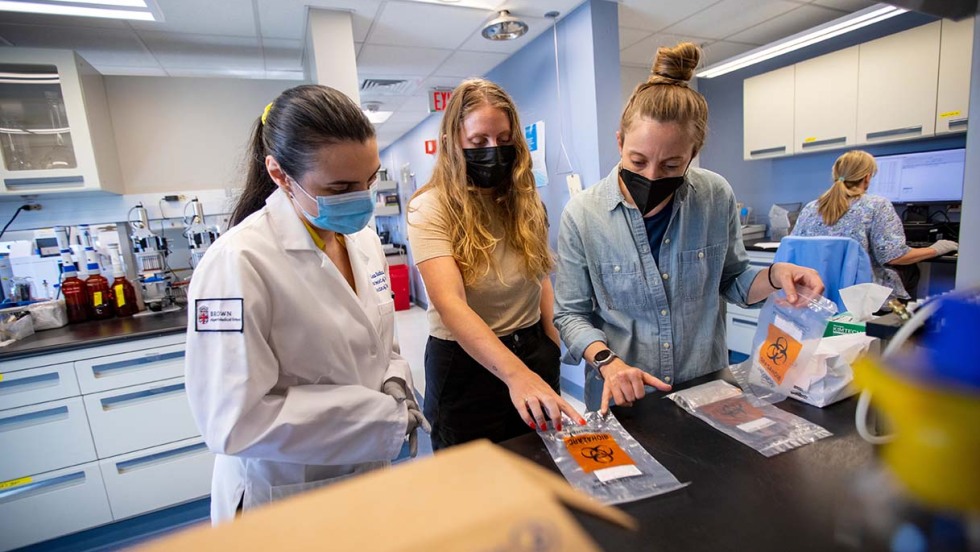 TestRI research team members in the lab