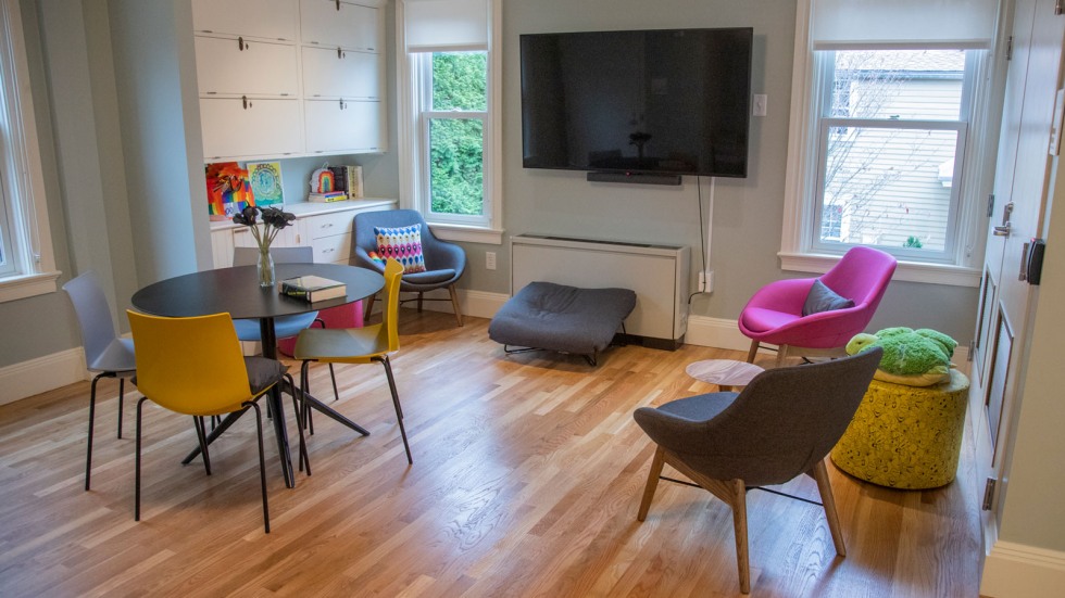 Interior shot of a room in Stonewall House