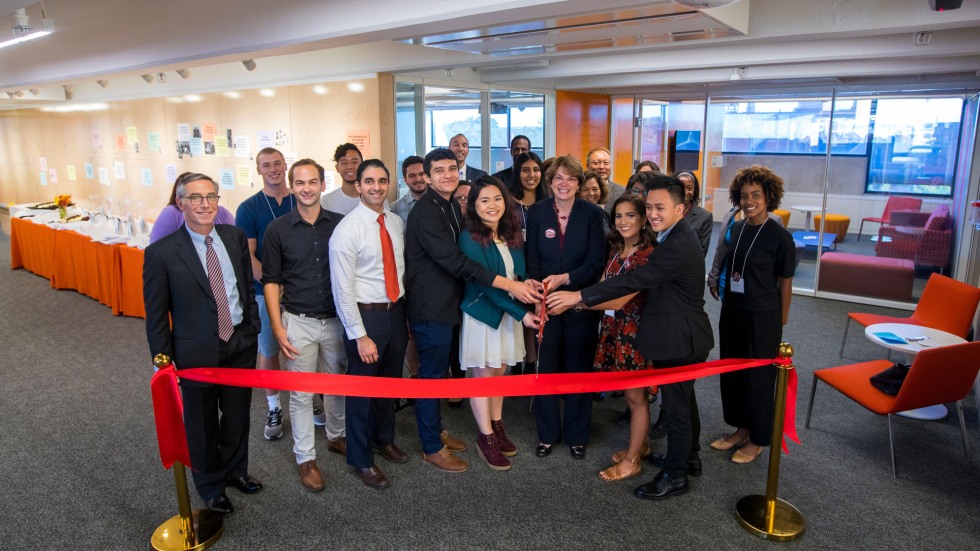 Richard M. Locke at U-FLi Center Opening