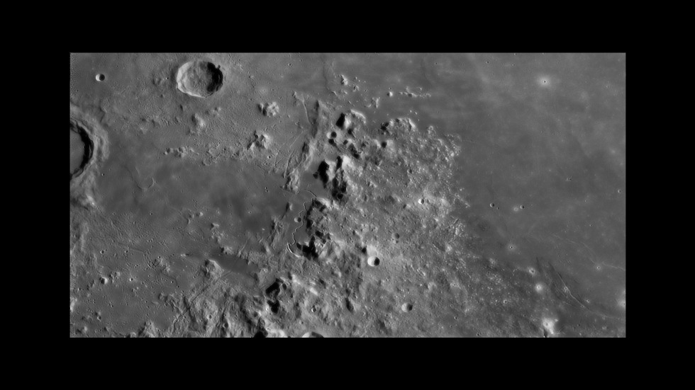 Image of the moon's surface