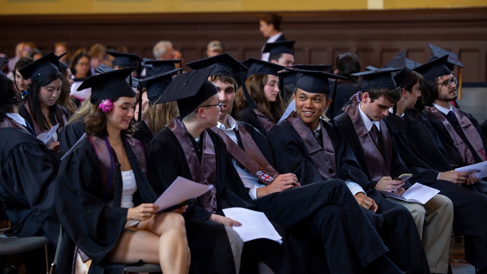 Students sitting