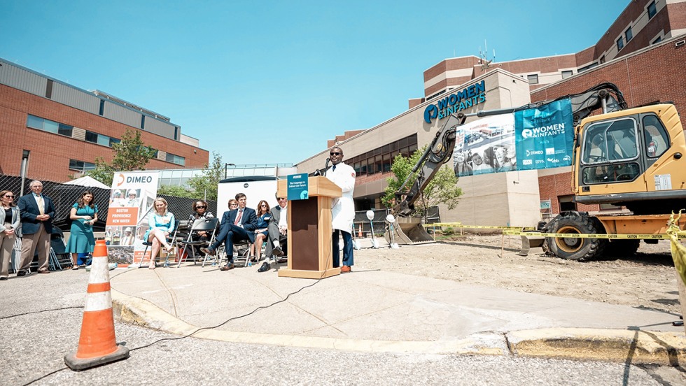 Dr Tuuli at groundbreaking