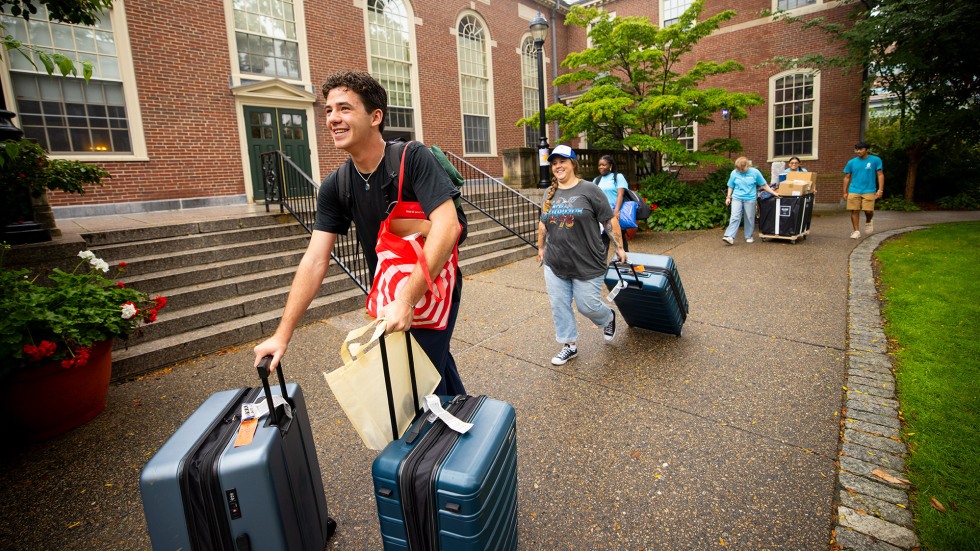 Student moving in