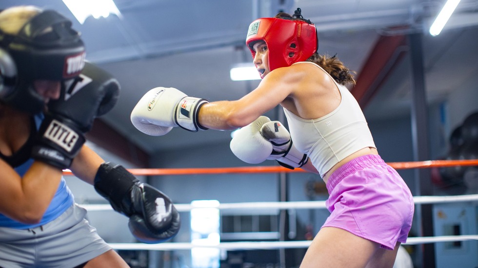 Hannah Doyle boxing