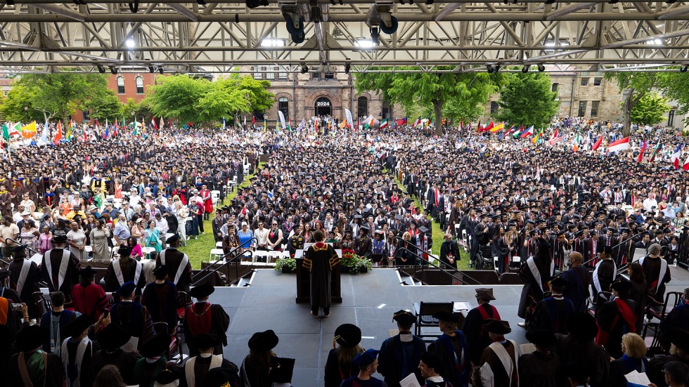 audience at University Ceremony