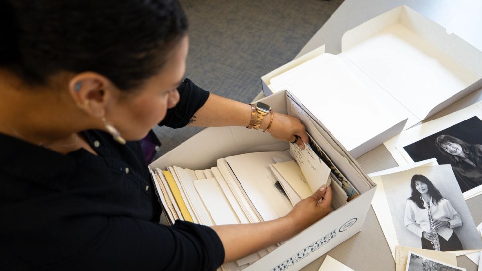 boxes of files 