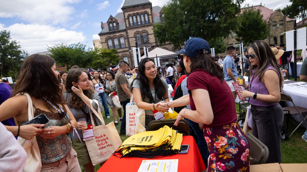 STudents at resource fair