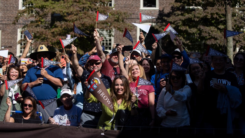 cheering crowd