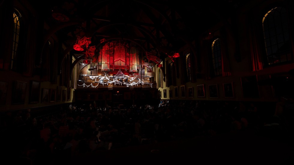 Sayles organ on Halloween