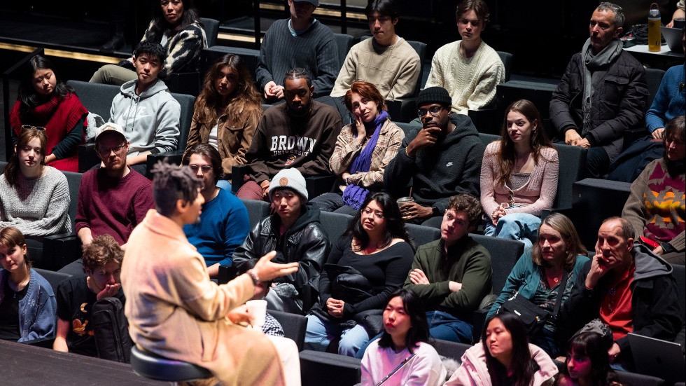 Jon Batiste speaks to Brown students 