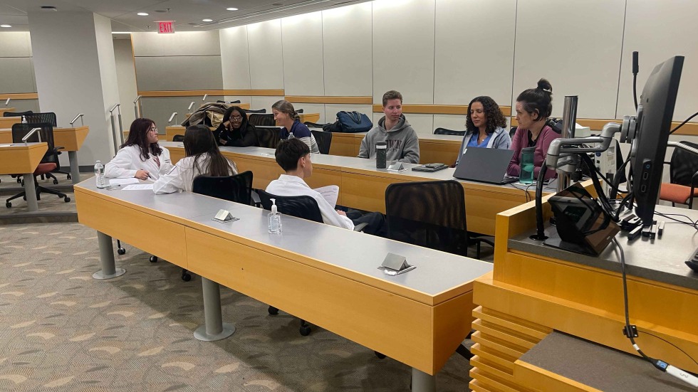 health career fair at the Warren Alpert Medical School