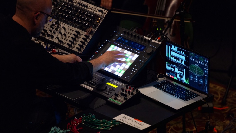person operates the controls
