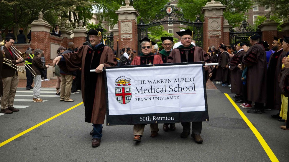 MD Class of 1975 processing through the gates