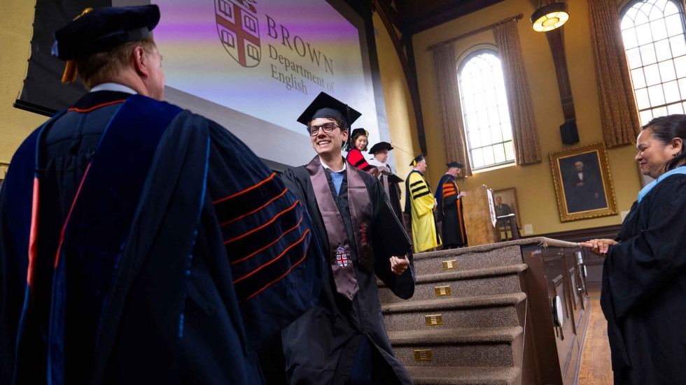 English department commencement ceremony 