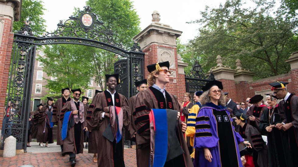 procession through Van Wickle Gates