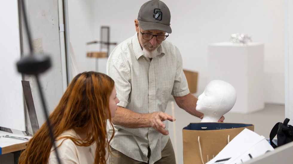Daniel Stupar working with Veronika Grytsai