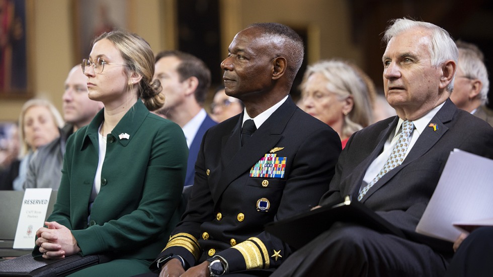 Speakers including Jack Reed