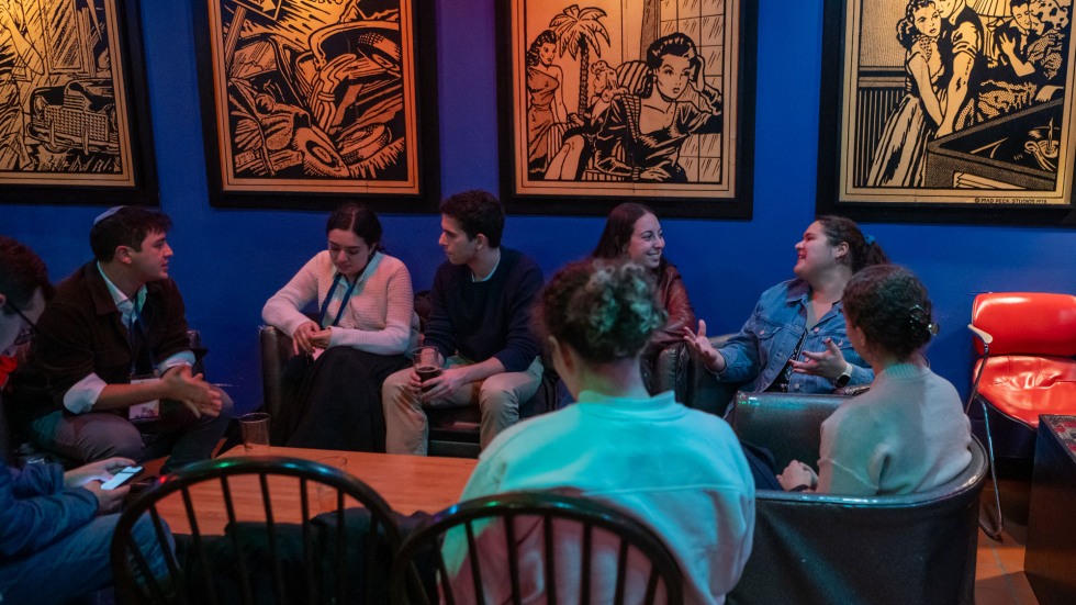 Alumni at the Graduate Center Bar