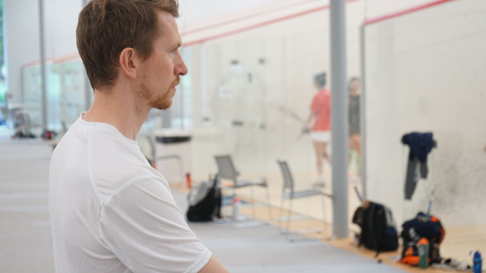 Arthur Gaskin, men’s and women’s squash programs director